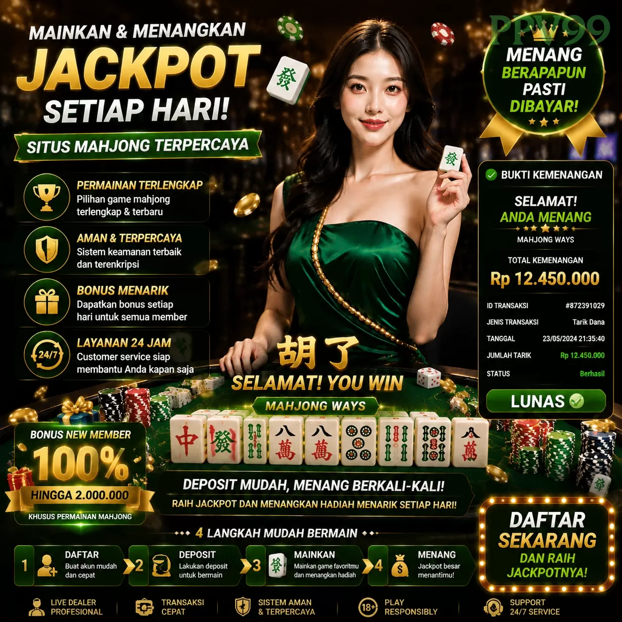 Ikon aplikasi ppv99 resmi
